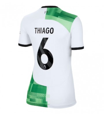 Liverpool Thiago Alcantara #6 Udebanetrøje Dame 2023-24 Kort ærmer